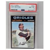 1971 Topps High # PSA 8 #684 - Curt Motton Orioles