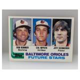 1982 Topps #21 Cal Ripken Jr. Hall Of Fame Orioles