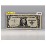 1957 Blue Seal $1 Silv Certificate Star Note