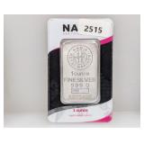 1oz .999 Silv Nadir Art Bar