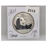 2011 1oz .999 Silv 10 Yuan Panda