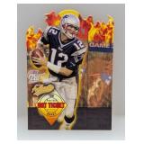 2004 Tom Brady Fleer Authentix Hot Ticket Die Cut