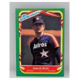 1987 Fleer Star Sticker Nolan Ryan Corners/Edges