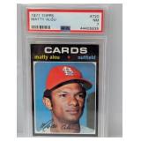 1971 Topps High # PSA 7 #720 Matty Alou Cardinals