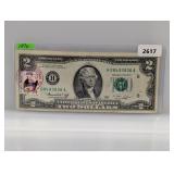 1976 $2 Fed Reserve Note & Postal Comm