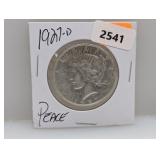 1927-D 90% Silv Peace $1 Dollar