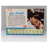 1962 Jim Gentile Post Cereal Hand Cut #27 Damage