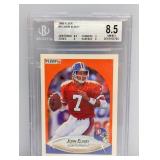 John Elway 1990 Fleer #21 BGS 8.5 Denver Broncos