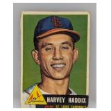 1953 Topps  Harvey Haddox RC Corners/Edges/Crease