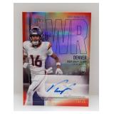2025 Topps RC Class Ch Red 16/25 Auto RC Franklin