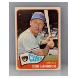 1965 Topps Don Landrum Short Print 596 Corners