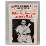 1961 Nellie Fox NU-Card Scoops #472 C/E/S
