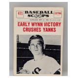 1961 Early Wynn NU-Card Scoops #471 Damage