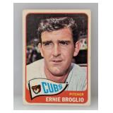 1965 Topps Ernie Broglio Short Print 565 Damage