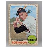 1968 Topps Baseball Brooks Robinson HOF 20 Corners