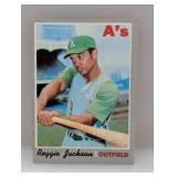 1970 Topps REGGIE JACKSON HOF 140 Crease/Corners