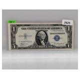 1935-A Blue Seal $1 Silv Certificate
