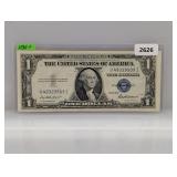1935-F Blue Seal $1 Silv Certificate