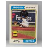2023 Topps Heritage Bobby Witt Jr RC Gold Cup Edge