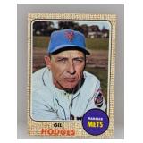 1968 Topps Baseball Gil Hodges HOF 27 Corners