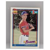 1991 Topps #1 Draft Pick Chipper Jones RC #333