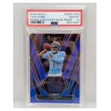 2025 Cam Ward Select RC Relic Blue Prizm PSA 10