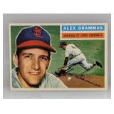 1956 Topps Alex Grammas Cardinals Corners/Edges