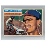 1956 Topps Wally Moon Cardinals Indents/Corners