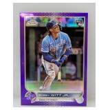 2022 Witt Jr. Topps Chrome Update Purple Ref RC