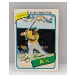 1980 Topps Ricky Henderson RC HOF Corners/Edges