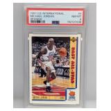 1991 Michael Jordan UD International Spanish PSA 8