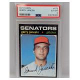 1971 Topps HN PSA 6 #673 Gerry Janeski Senators