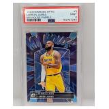 2024 Lebron James Donruss Optic Purple Prizm PSA 9