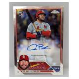 2023 Topps Chrome Alec Burleson Rookie Autograph