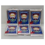 (6) 1989 UD CC Low Series Foil Pack Sealed
