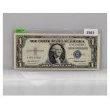 1935-F Blue Seal $1 Silv Certificate