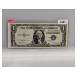 1935-G Blue Seal $1 Silv Certificate