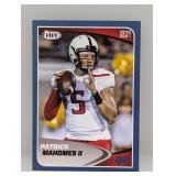 2017 Sage Patrick Mahomes II #5 RC Blue Hit C/E