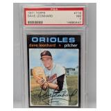 1971 Topps HN PSA 7 #716 Dave Leonhard Orioles