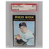 1971 Topps HN PSA 7 #678 George Thomas Red Sox