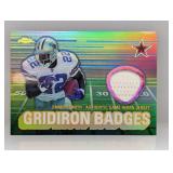 2003 Topps Ch Gridiron Badges Emmitt Smith Relic