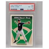 1993 Topps Gold Derek Jeter Rookie PSA 8 98