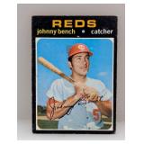 1971 Topps Johnny Bench HOF Corners/Edges/Surface