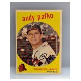 1959 Topps Andy Pafko First Series Short Print C/S