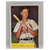 1954 Bowman #110 Red Schoendienst HOF MK/Corners