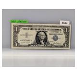 1957 Blue Seal $1 Silv Certificate Star Note