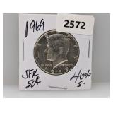 1969 40% Silv JFK Half $1 Dollar