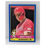 2025 Topps Heritage Mike Trout Dark Blue Corner