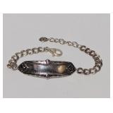 8-9' .925 Silpada Engravable Bracelet 16.4g