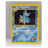 2000 Pokemon Prerelease Misty's Seadra Holo #9 *MP
